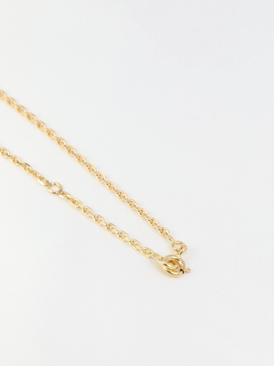 Collier vintage en or, émeraude et diamants - Castafiore