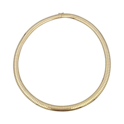 Collier vintage omega or jaune. - Castafiore