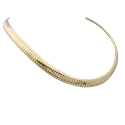 Collier vintage omega or jaune. - Castafiore