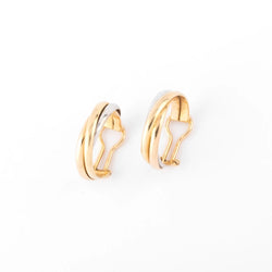 Créole en 3 ors de la maison Cartier modèle Trinity - Castafiore