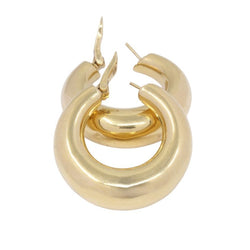 Créoles CHAUMET "Anneau" en or jaune - Castafiore