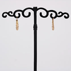 Créoles or rose facetté - Castafiore