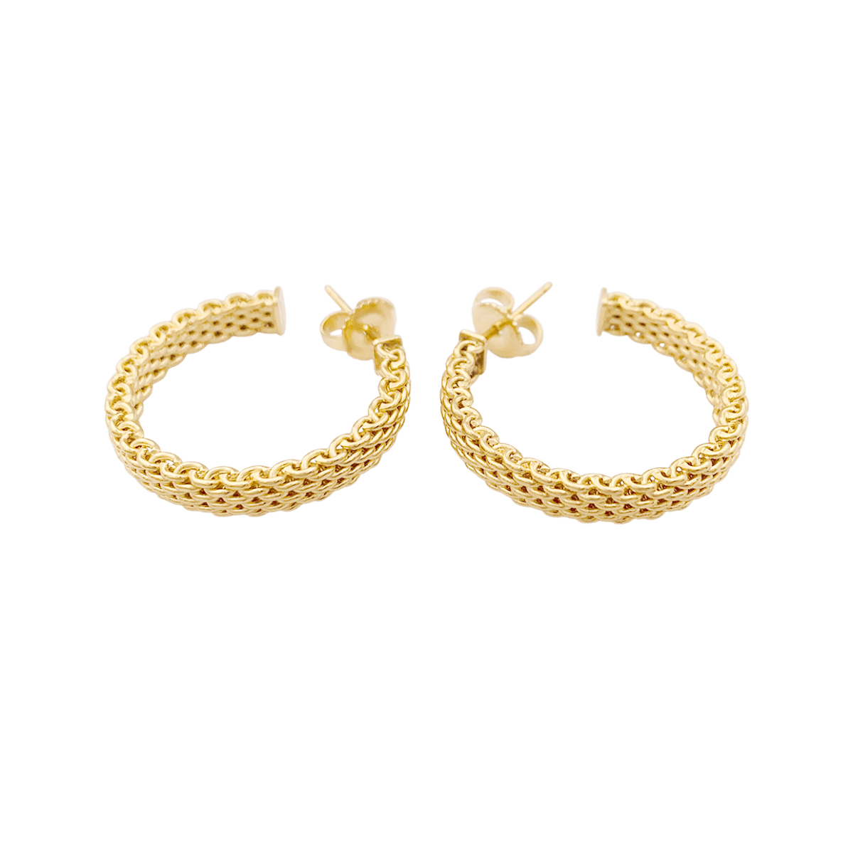 Créoles Tiffany & Co "Somerset" or jaune. - Castafiore