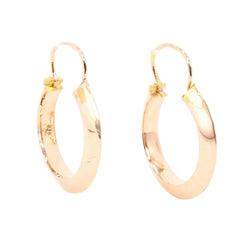 Créoles vintage or rose - Castafiore