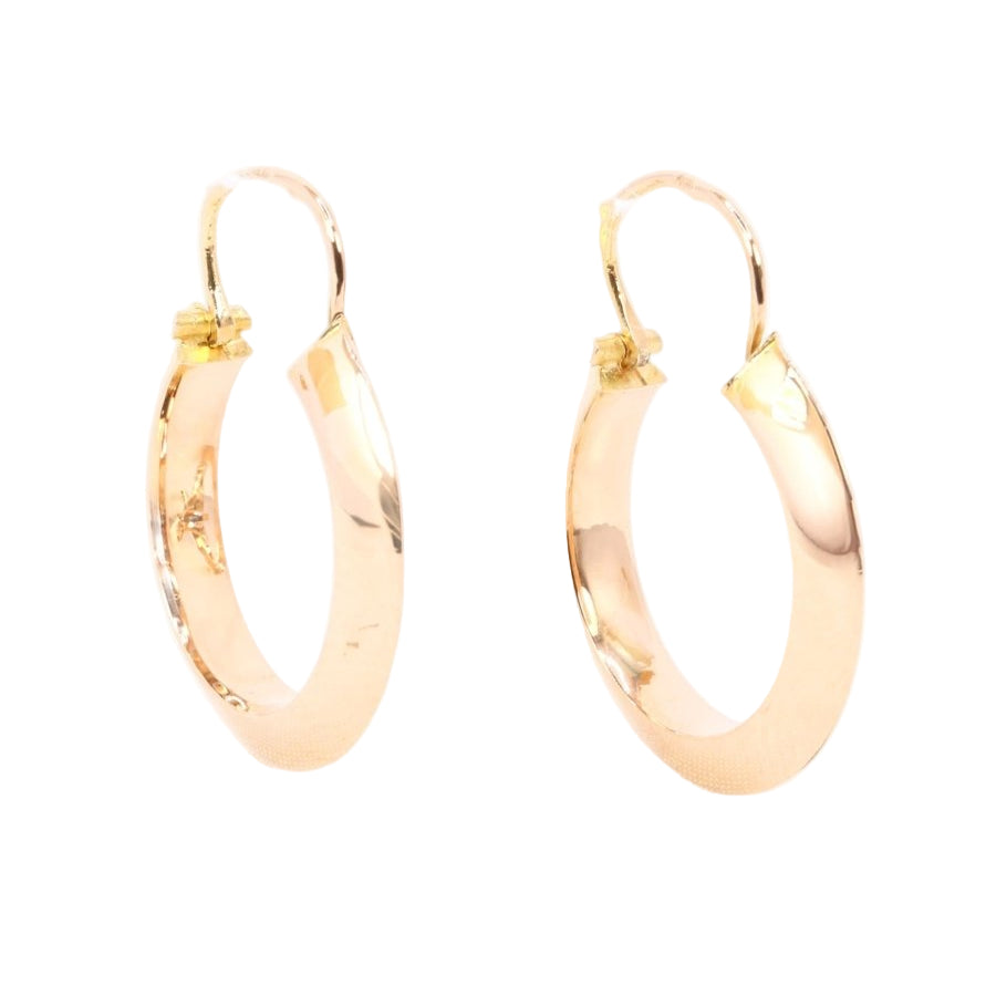 Créoles vintage or rose - Castafiore