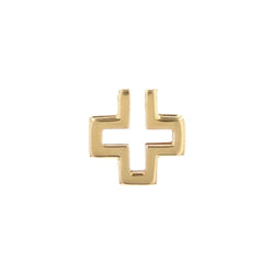 Croix ajourée en or jaune - Castafiore