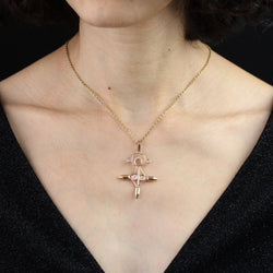 Croix d'Agadez or filigranée