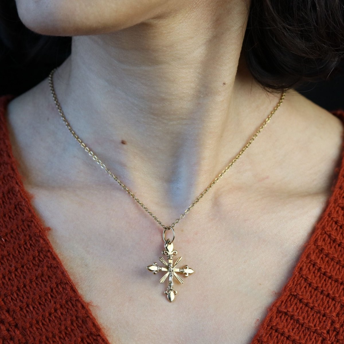 Croix de Champagne or jaune - Castafiore