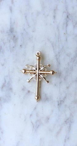 Croix de Savoie ancienne deux ors - Castafiore