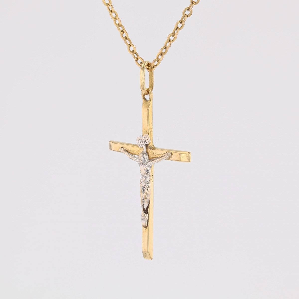 Croix du Christ deux ors - Castafiore