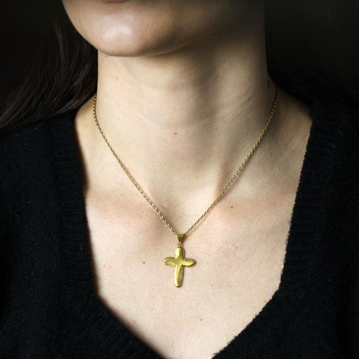 Croix en or jaune - Castafiore
