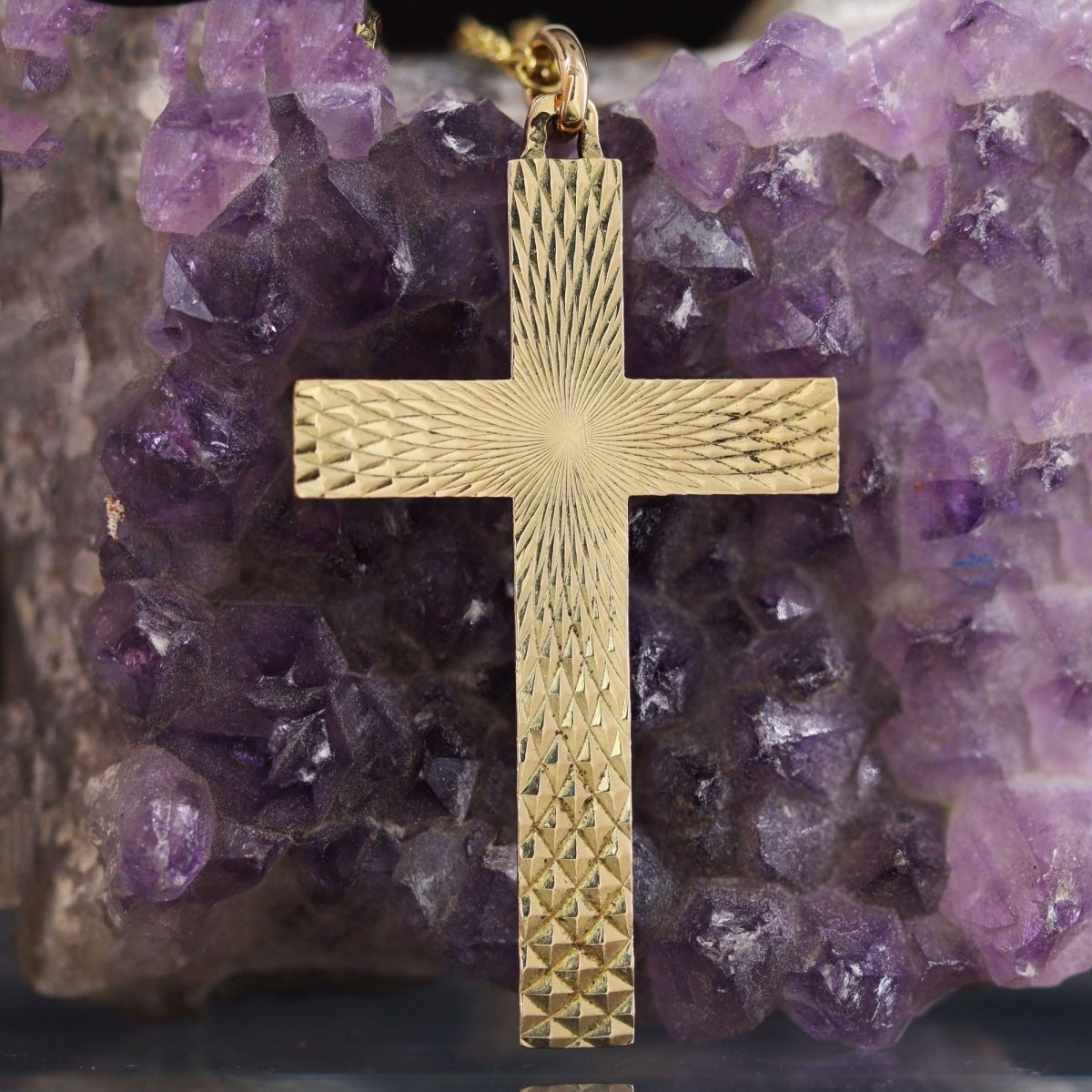 Croix or jaune rayonnant - Castafiore