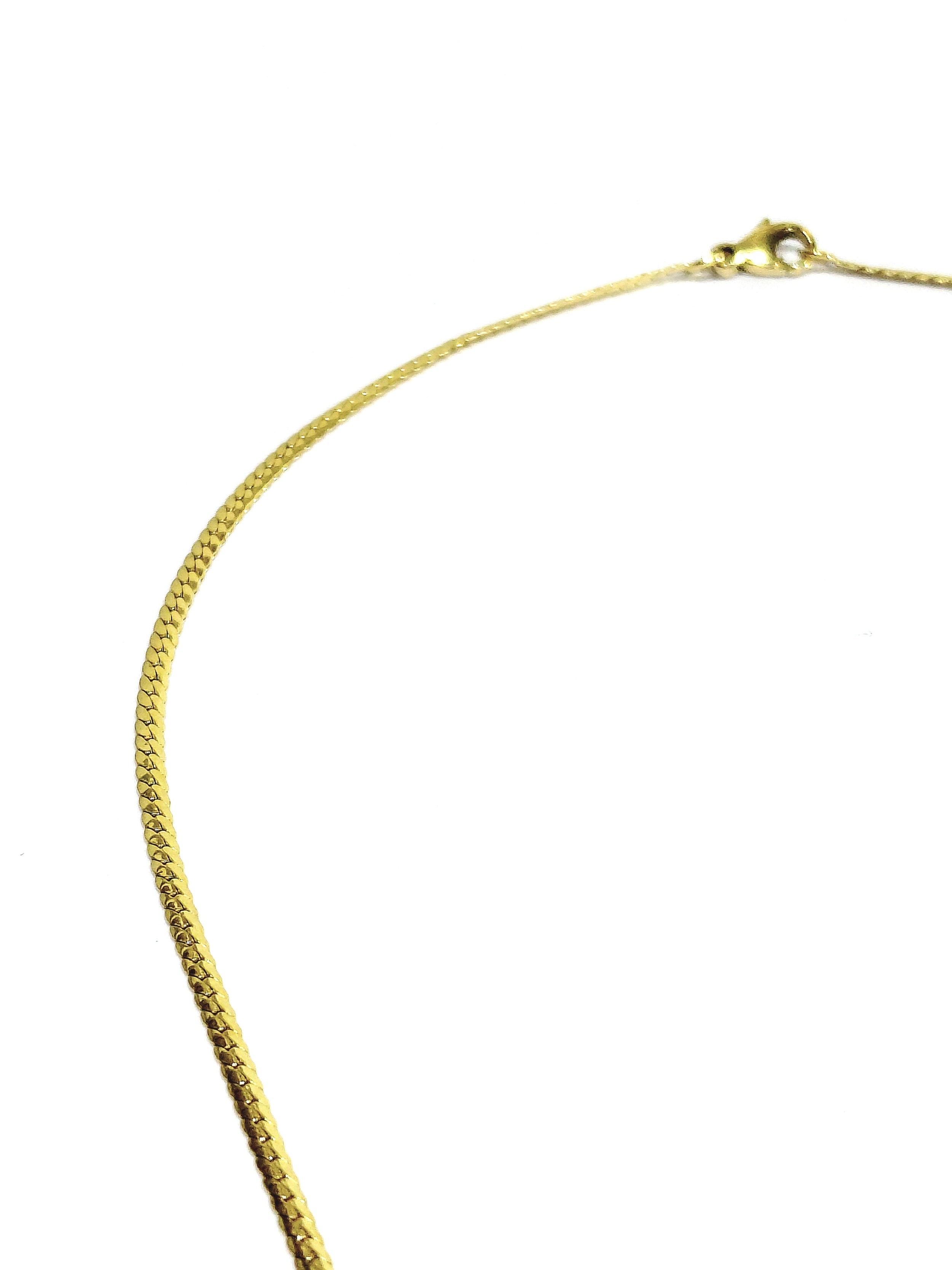 Yellow gold, Emerald, and Diamonds Necklace