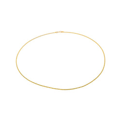 Yellow Gold Rope-Link Necklace