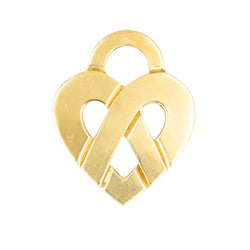 Pendentif POIRAY "Coeur Entrelacé" en or jaune