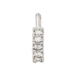Pendentif Or blanc Diamant