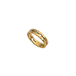 DINH VAN "Pulse" PM Ring in Rose gold and Diamonds