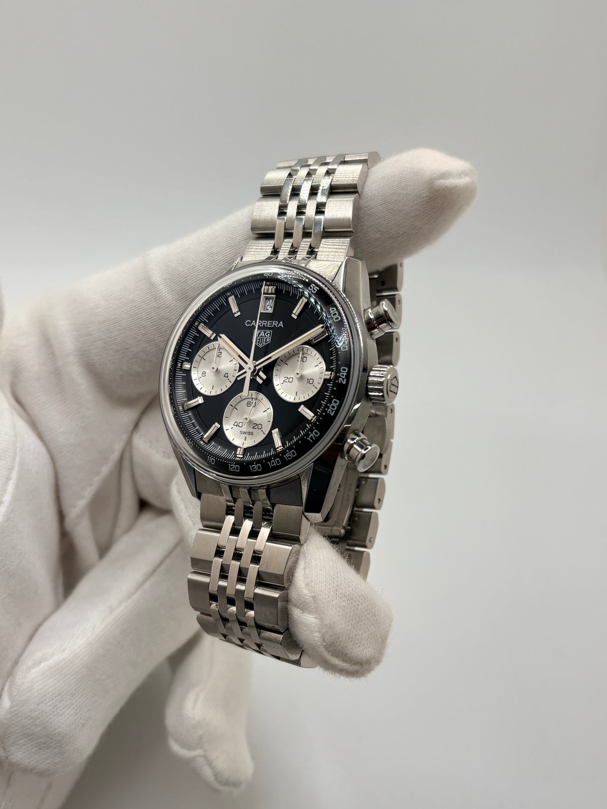 TAG Heuer "Carrera Chronograph" Watch in Stainless Steel