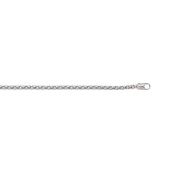 White gold necklace