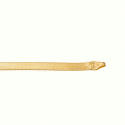 Yellow Gold Mirror-Finish Link Necklace