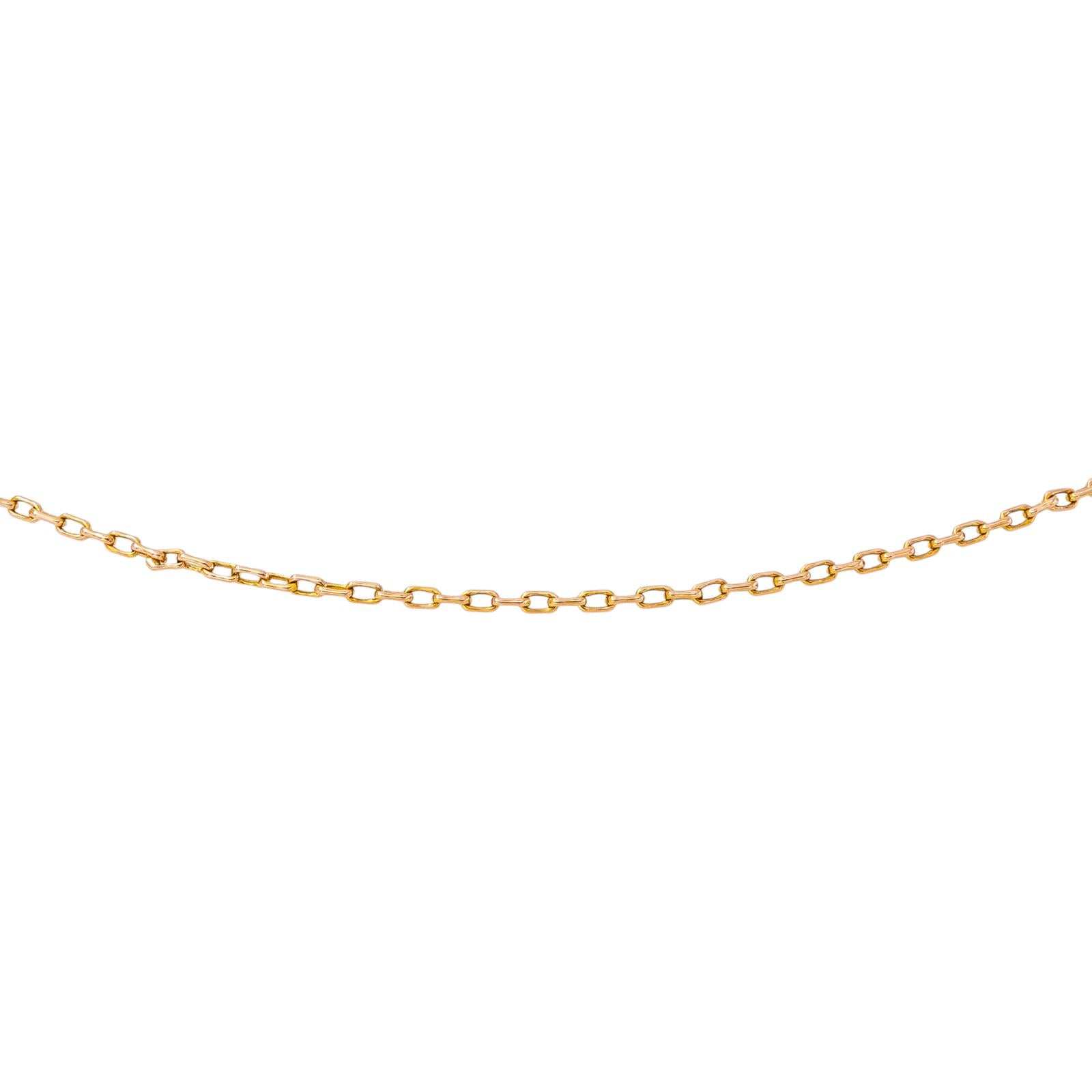 Rose Gold Forçat Link Necklace