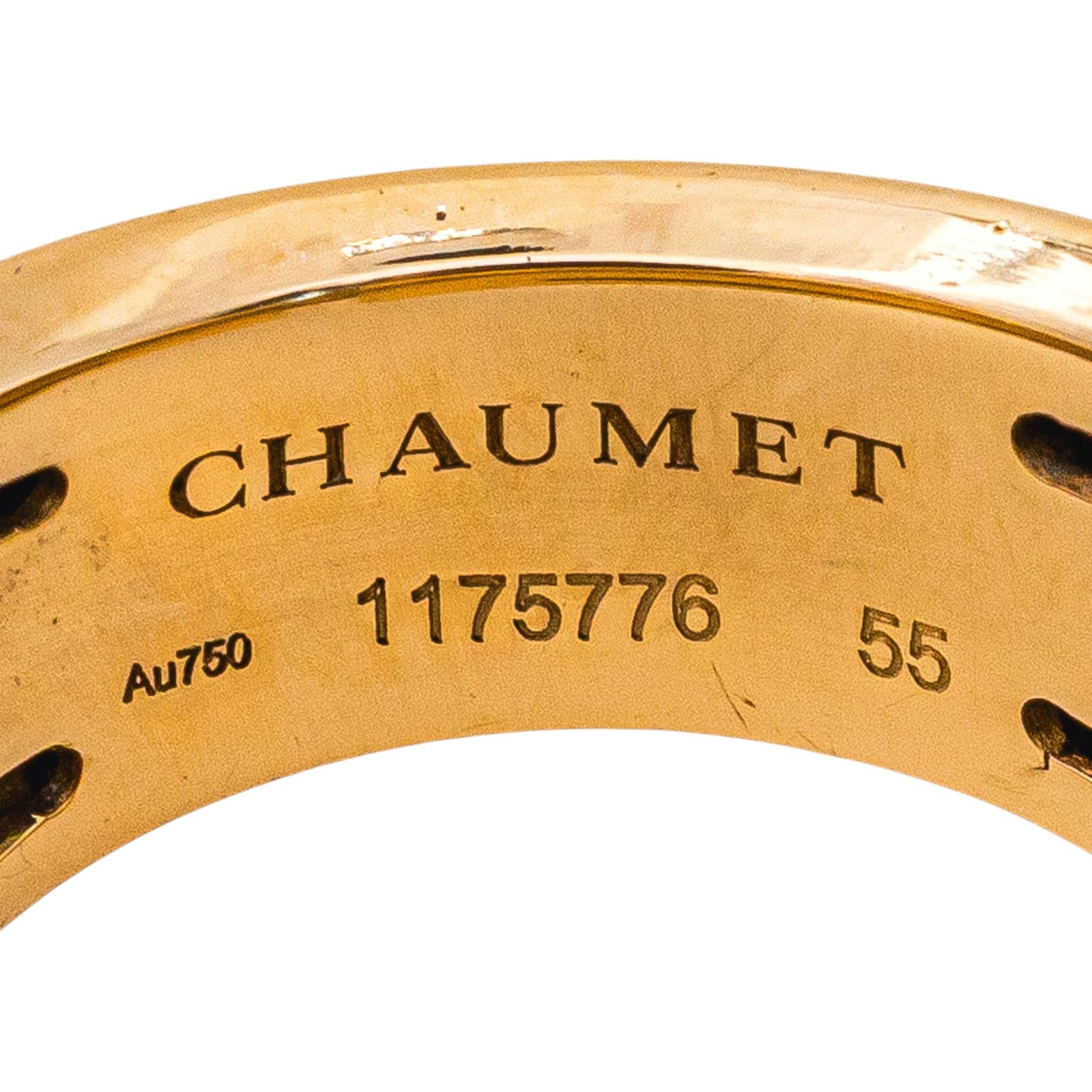 Chaumet "Jeux de Liens" Ring, Yellow gold with Diamonds