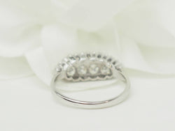 White Gold and Diamond Wedding Band