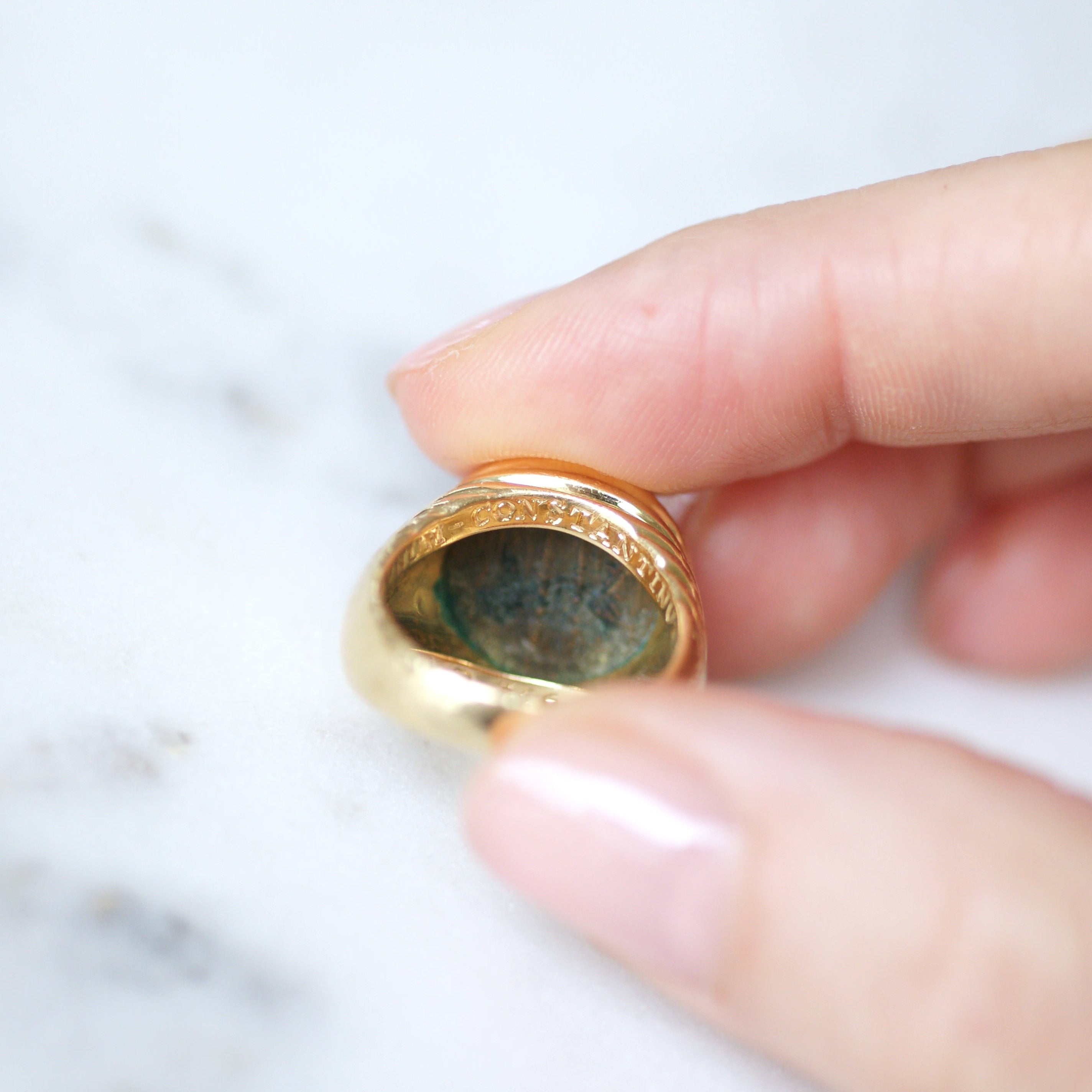 Ring BULGARI "Monete" in yellow gold