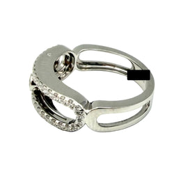MESSIKA "Move Classique" GM Pave Ring in white gold and diamonds