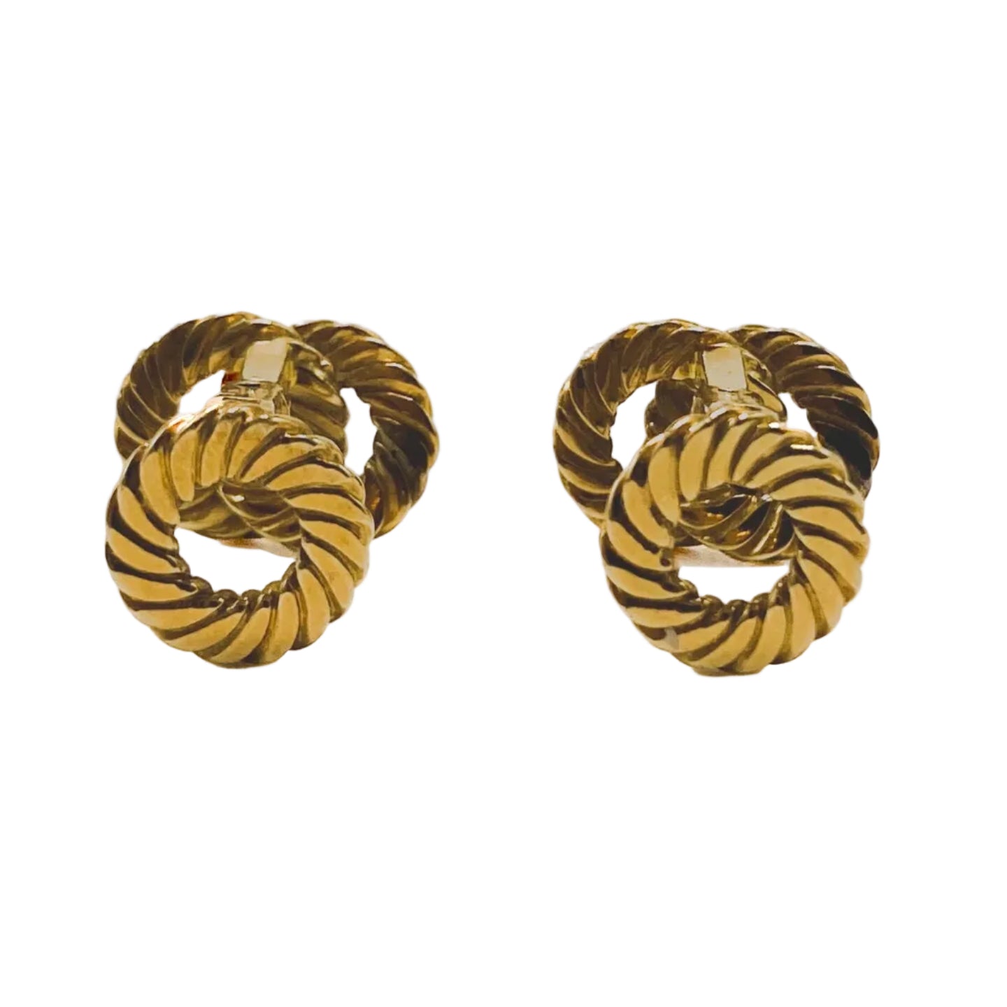 VAN CLEEF & ARPELS yellow gold cufflinks