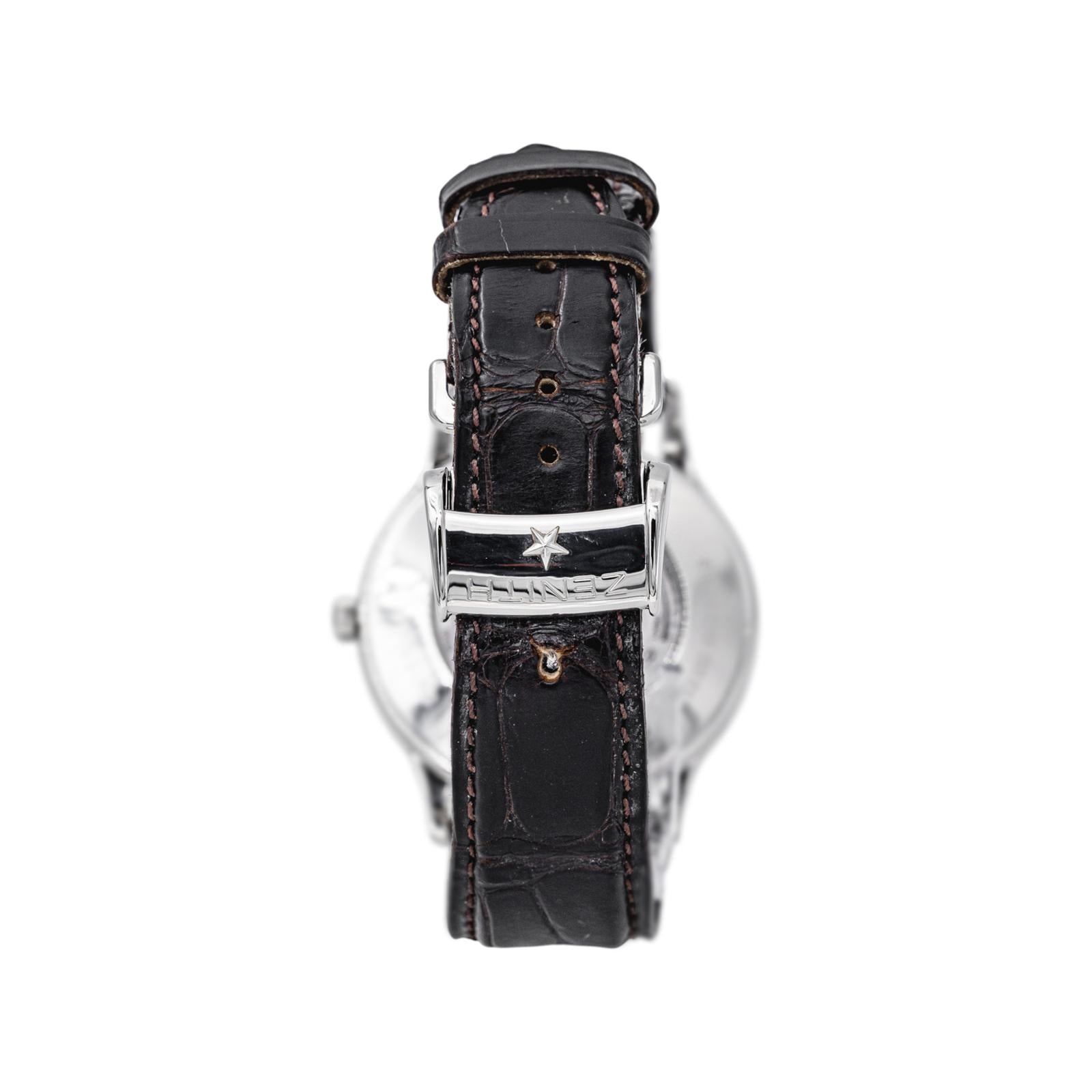 Zenith Elite Watch, Stainless Steel