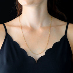 Yellow Gold Chain Necklace