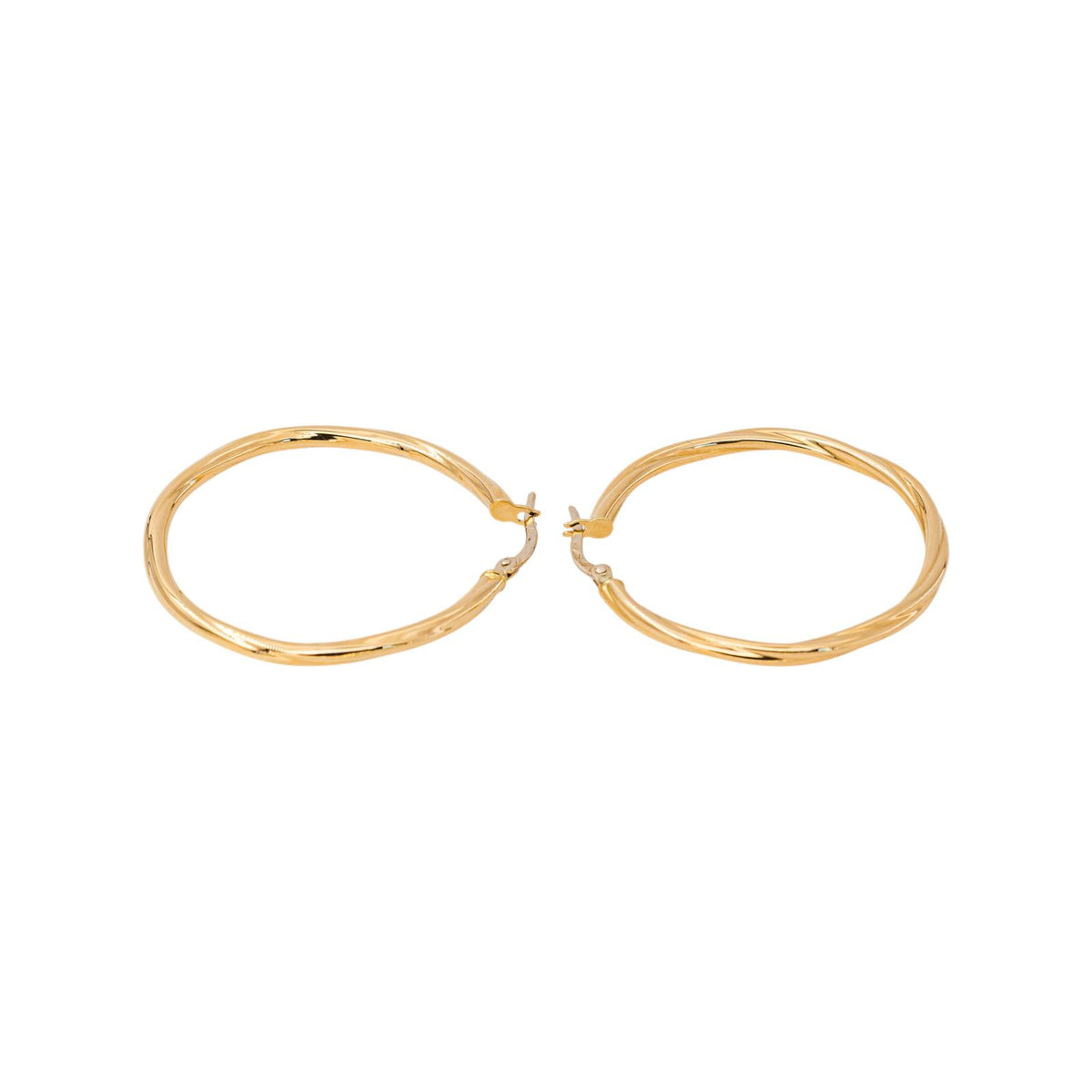 Yellow Gold Hoop Earrings