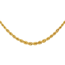 Yellow Gold Rope-Link Necklace