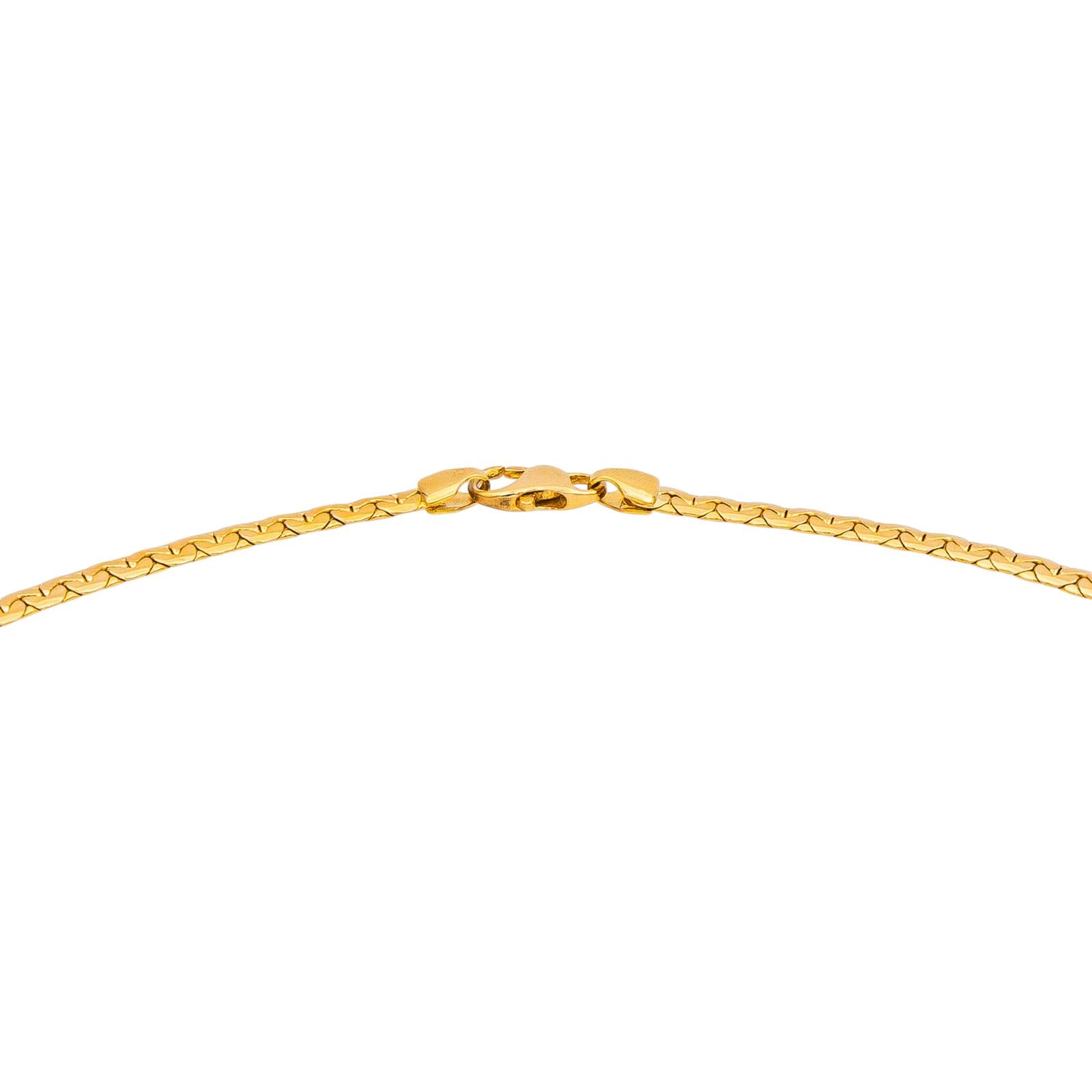 Collier Maille haricot Or jaune
