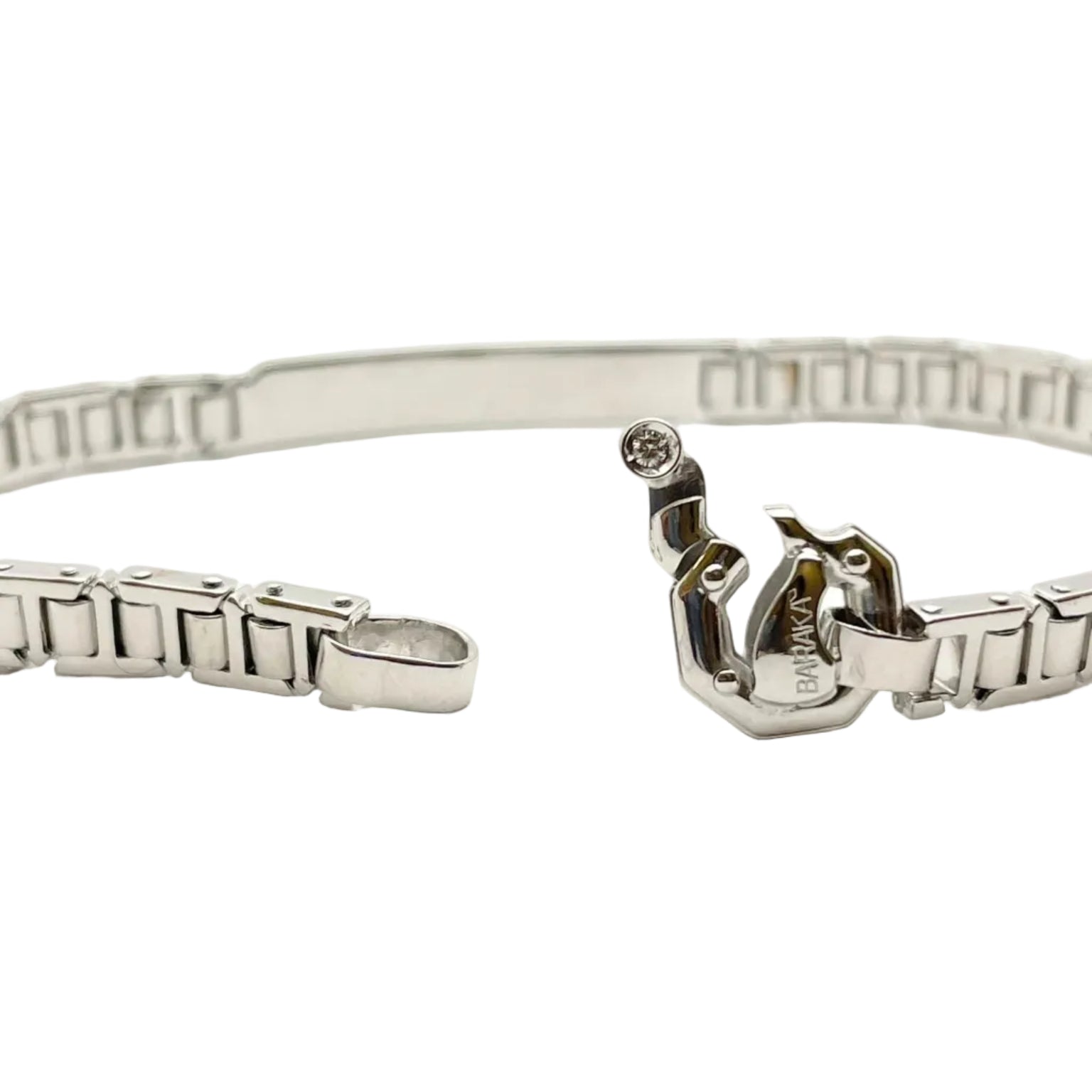 BARAKA Collection Bracelet in White Gold and Diamonds