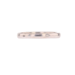 White Gold and Diamond Wedding Band