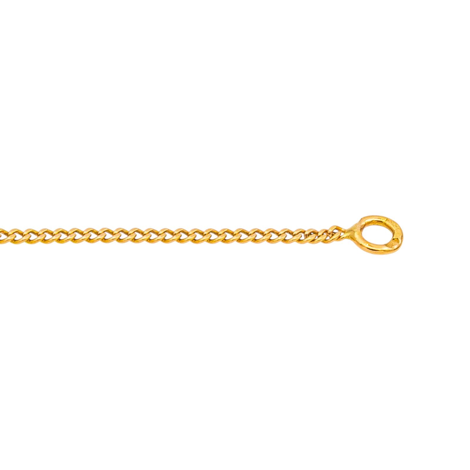 Yellow Gold Diamond Necklace