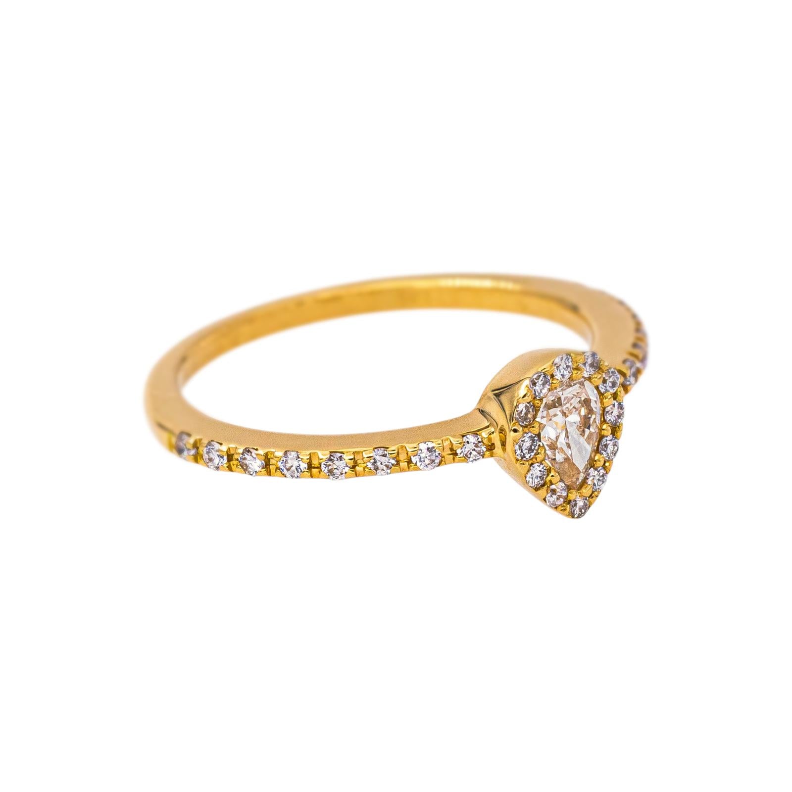 Yellow Gold Diamond Ring
