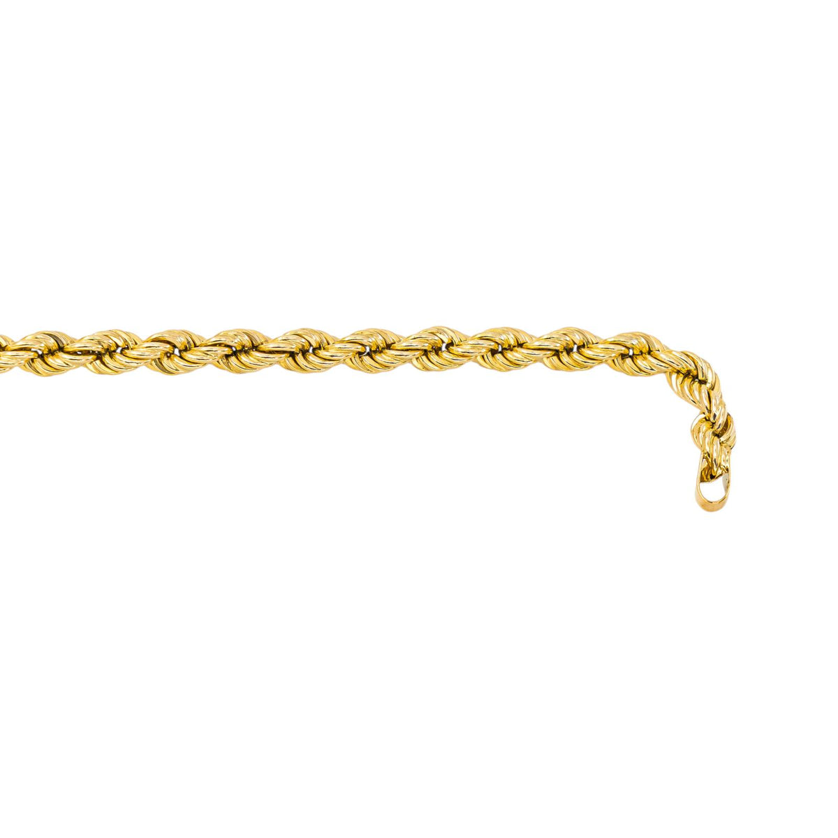 Yellow Gold Rope-Link Necklace