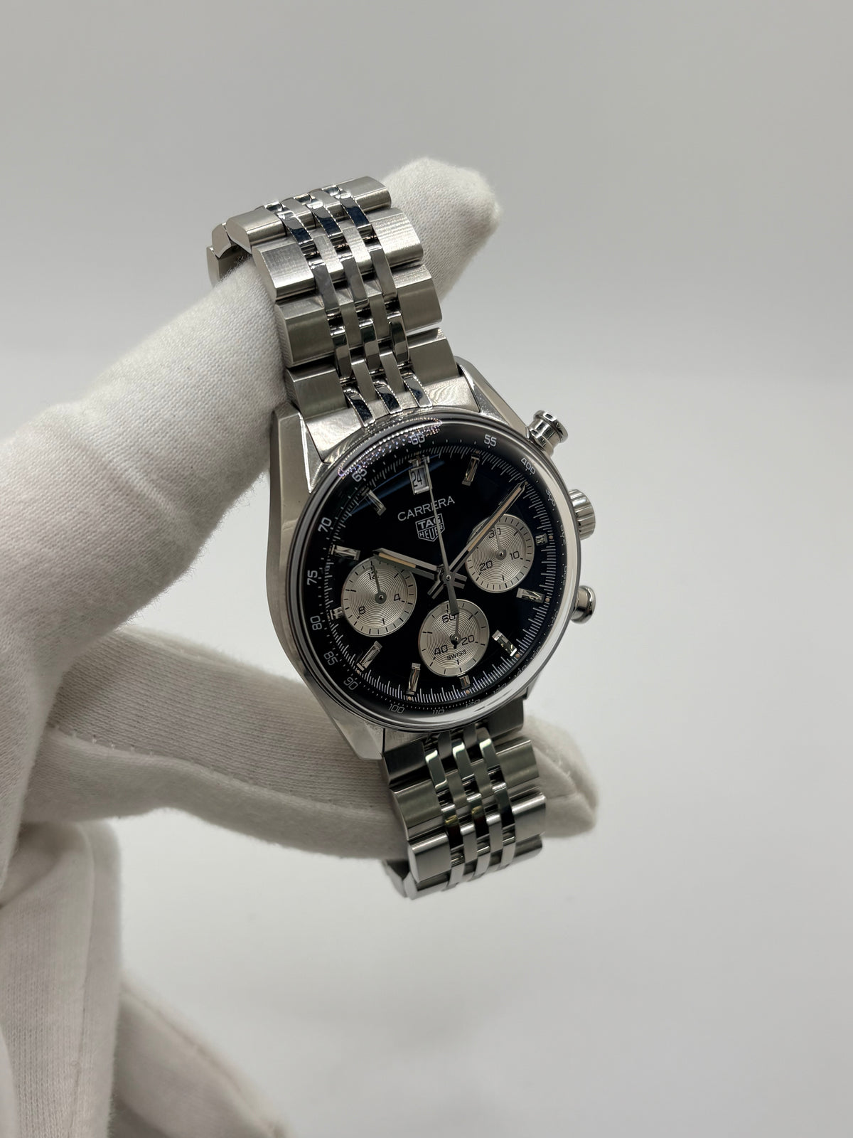TAG Heuer "Carrera Chronograph" Watch in Stainless Steel