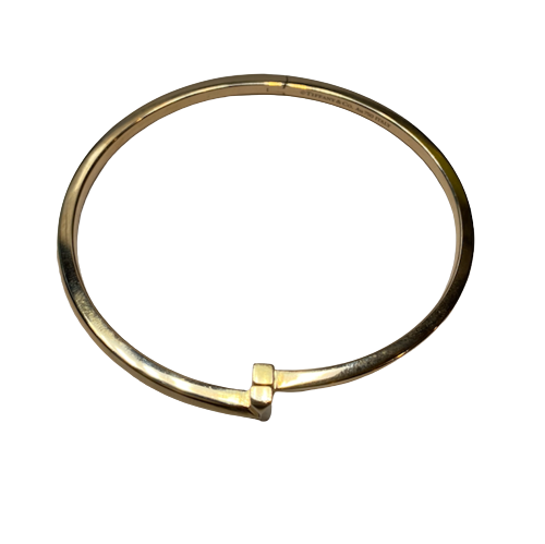 TIFFANY & CO "Tiffany T" Bangle Watch in Rose Gold
