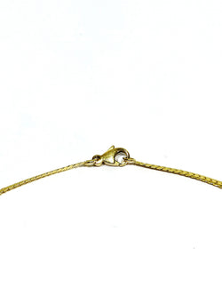 Yellow gold, Emerald, and Diamonds Necklace