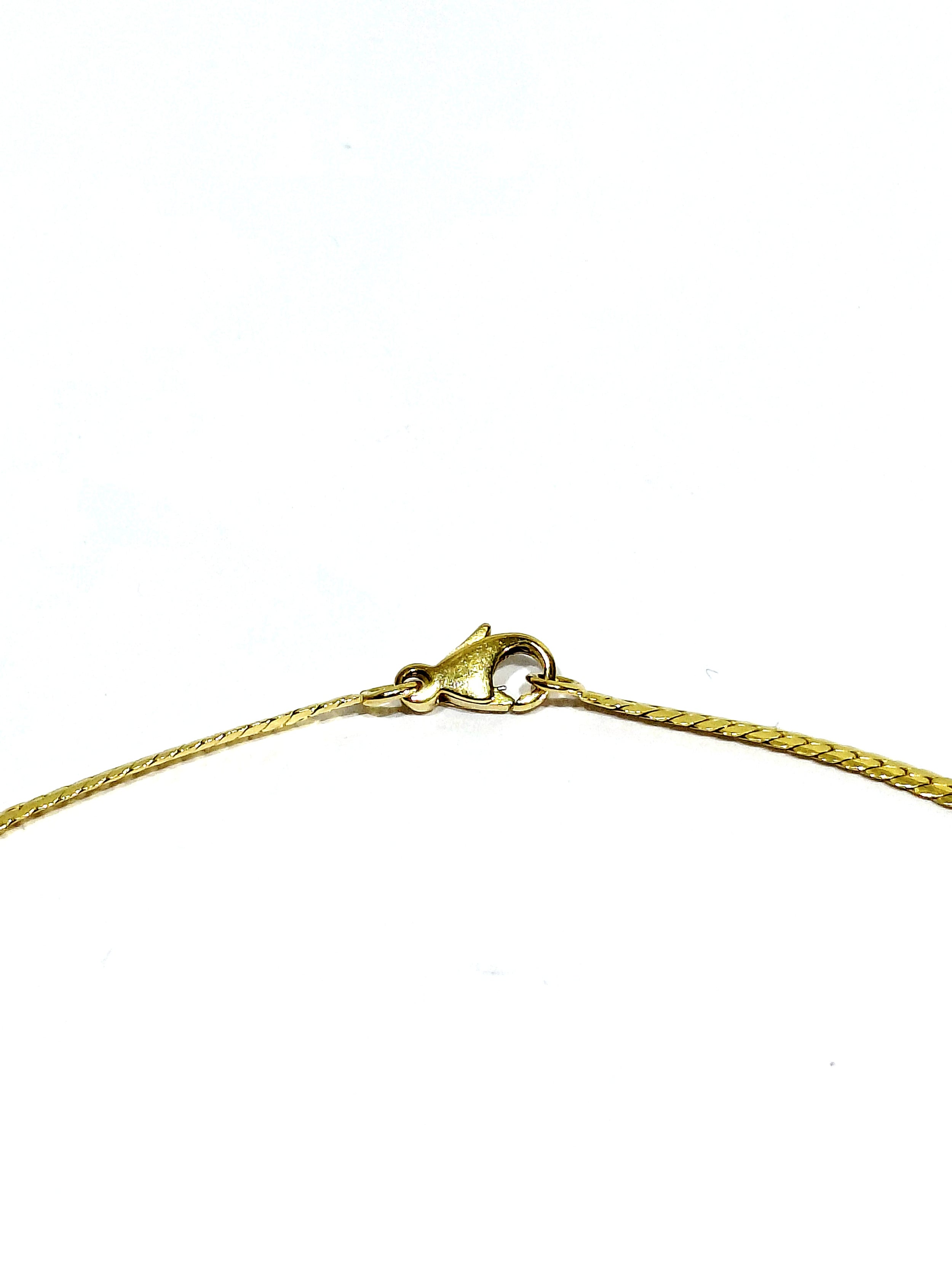 Yellow gold, Emerald, and Diamonds Necklace