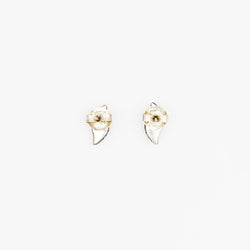 Boucles d'Oreilles Puces DAVID YURMAN en argent, saphirs et diamants