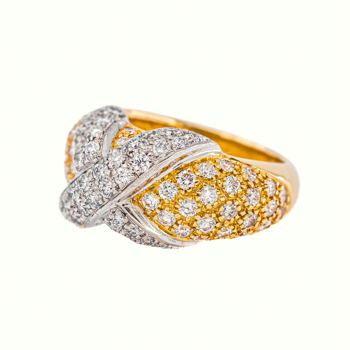Ring  Bangle  Yellow gold  Diamond