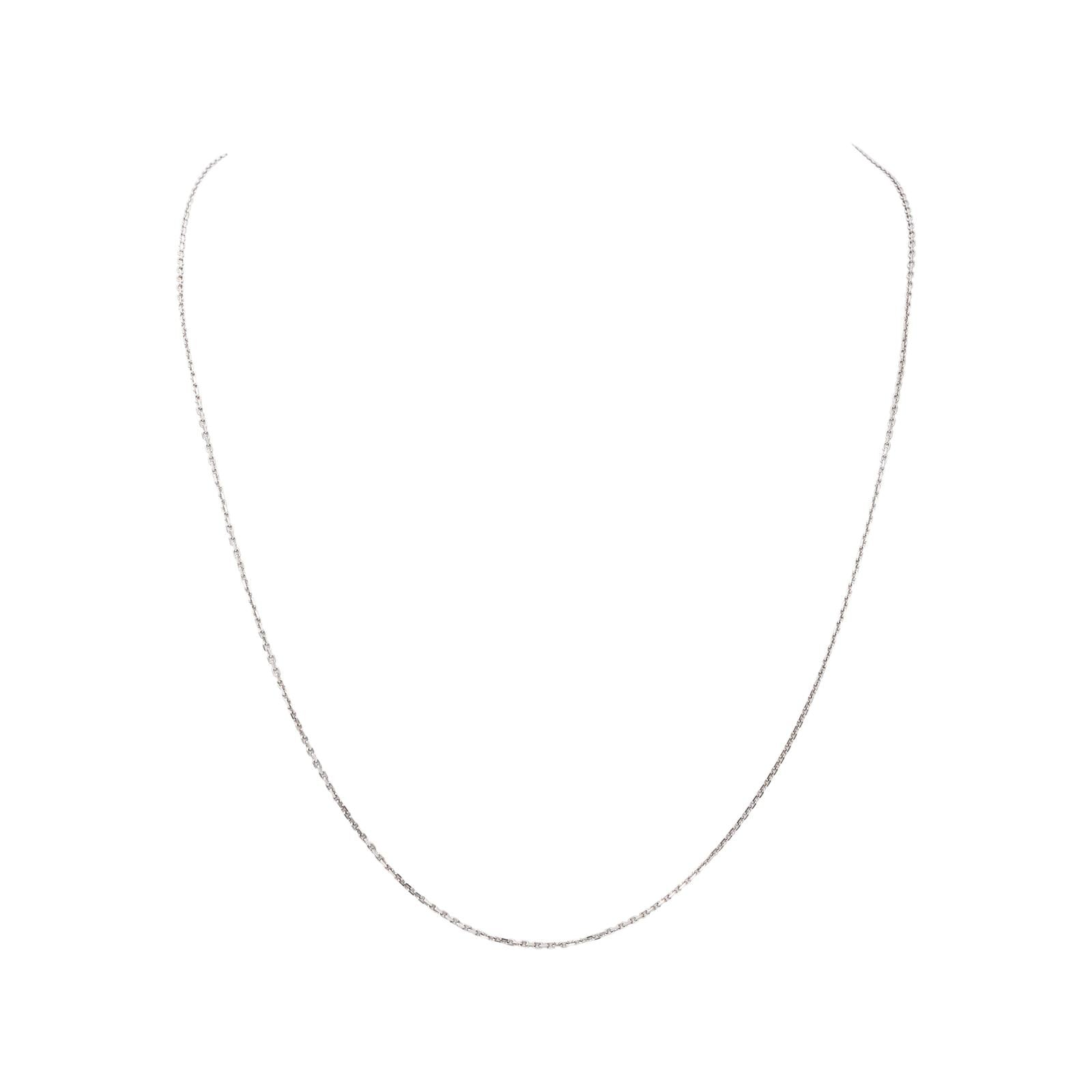 White Gold Forçat Link Necklace
