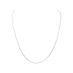 White Gold Forçat Link Necklace