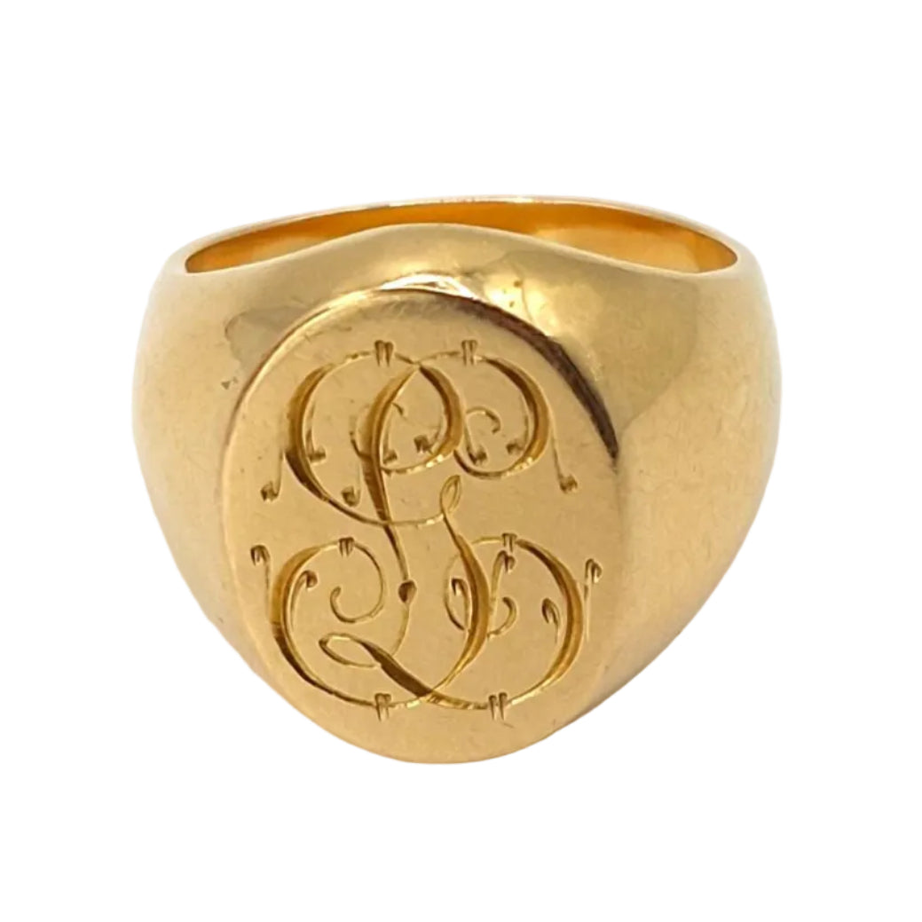 Yellow Gold Signet Ring
