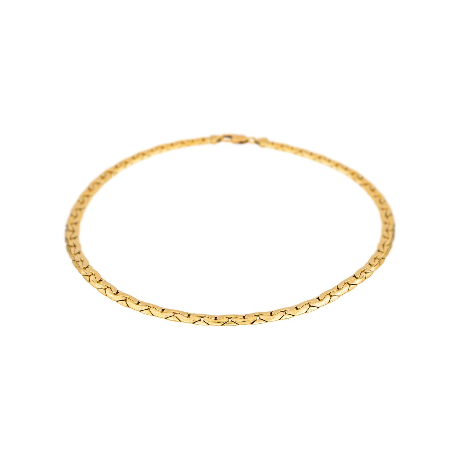 Necklace Link bean Yellow gold